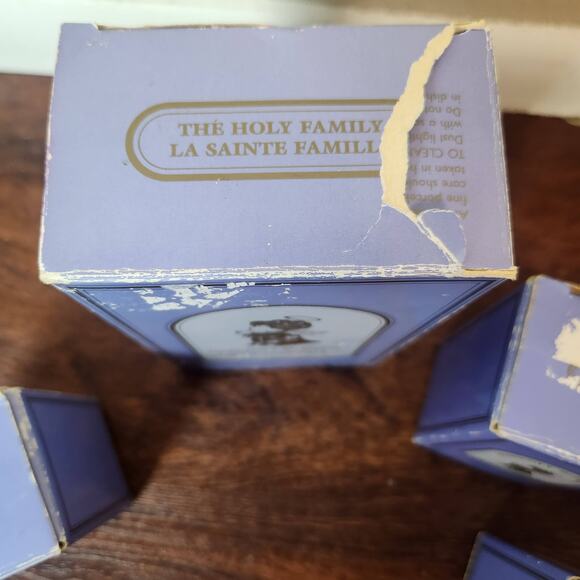 Avon Heavenly Blessings Vintage Nativity Set 7 pcs Holy Family Angel 3 Wisemen - Picture 9 of 11